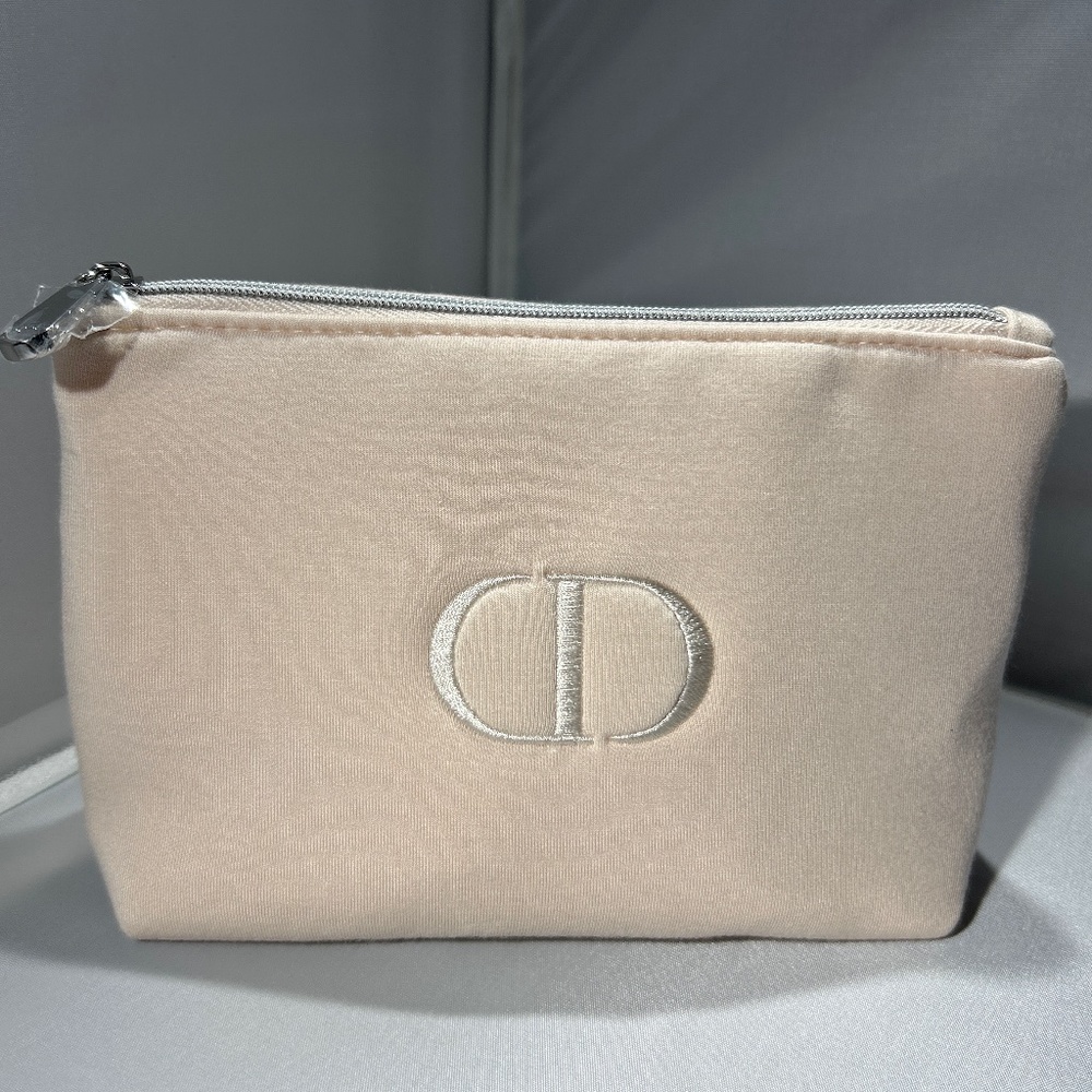 🍀 Christian Dior 🍀 CD Beauty Cosmetic Makeup Travel Bag Case Pouch NEW 🍀